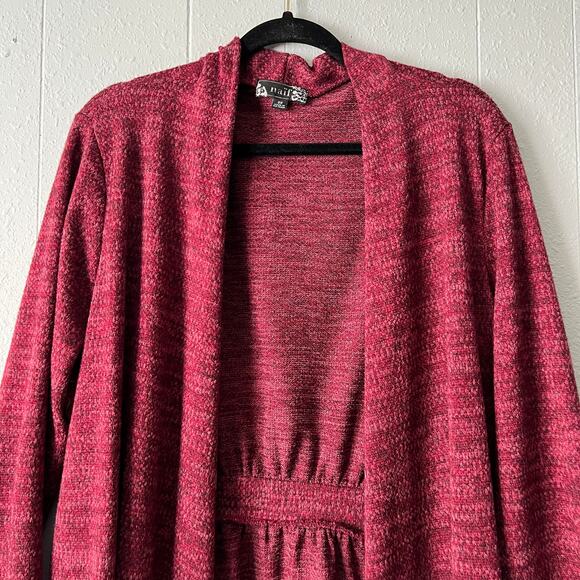 Naif Womens Cardigan Sweater 2X Soft Cozy Stretch Travel Workwear Career Casual - Picture 3 of 11